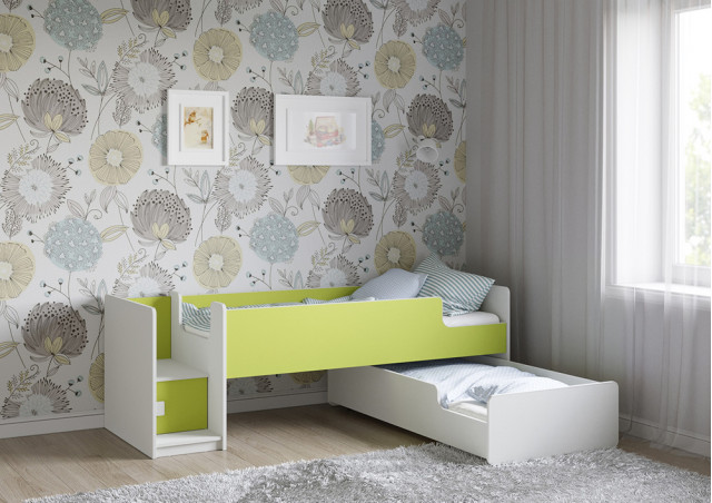 Детская выкатная кровать Легенда К302.41 в Зеленогорске