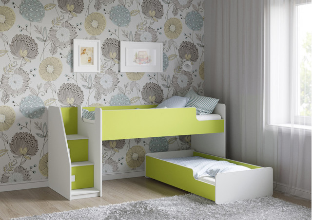 Детская выкатная кровать Легенда К402.41 в Зеленогорске